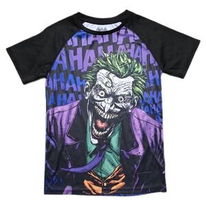 Batman The Joker All Over Graphic Print T Shirt Size S Comics Retro‎
